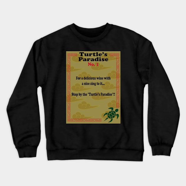 Turtle's Paradise Flyer No. 1 Crewneck Sweatshirt by inotyler